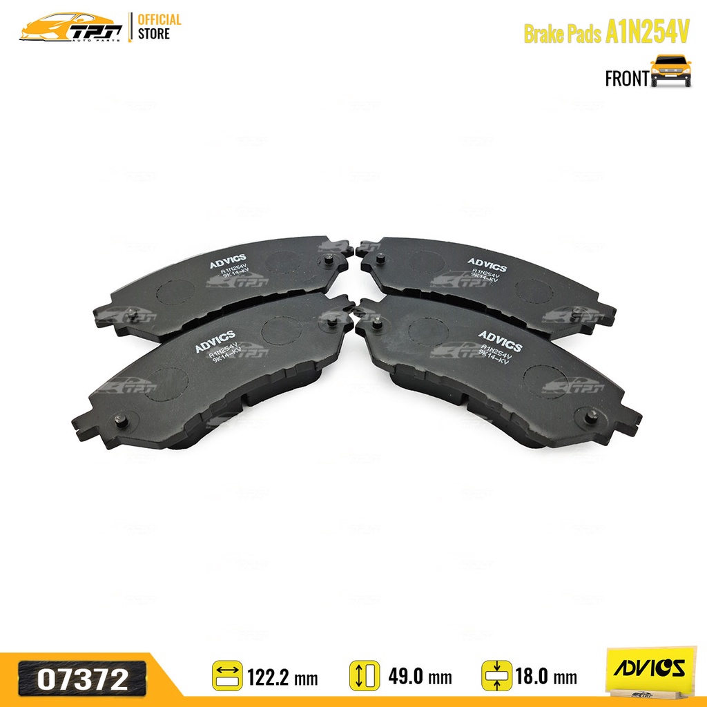 Bố Thắng / Má Phanh Trước Toyota Vios 1.3 2006-2014  / Toyota Vios 1.5 2018- Yaris 2006-2014  JAPAN-