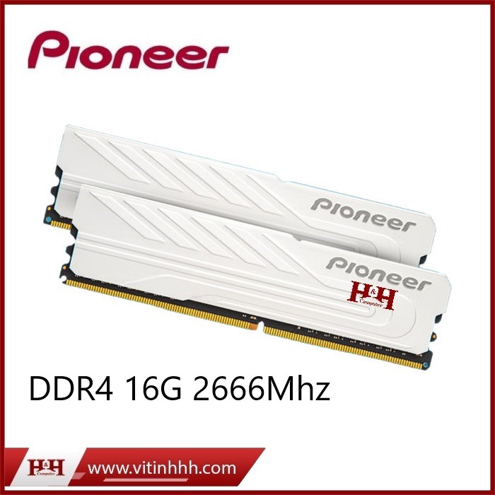 Ram DDR4 16GB PIONEER Buss 2666MHz U DIMM Tản Nhiệt Thép