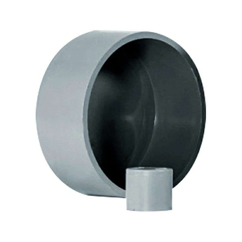 Nắp bít tròn ép, bít trơn Pvc Siêu Thành phi90/114, bít trơn Covipha phi90/114