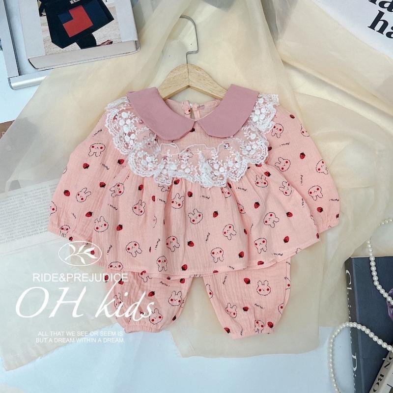 Bộ Đũi Ren Dành Cho Bé Gái