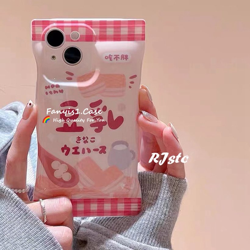 Ốp Điện Thoại silicon Mềm In Hình Hộp Bánh Quy / Sữa Cho iPhone XR 14 13 11 12 Pro Max 8 7 6 6s Plus SE 2020 XS X