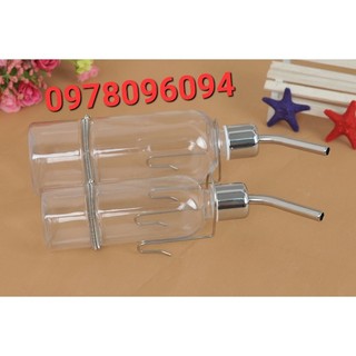 Bình nước 180ml cho chồn hương bình nước cho chó bình uống cho mèo bình uống nước cho vẹt bình nước cho sóc mỹ