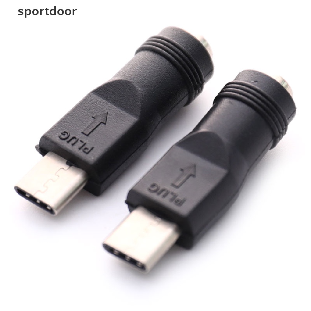 Đầu Chuyển Đổi Nguồn DC 5.5x2.1mm Female Sang USB Type C Male