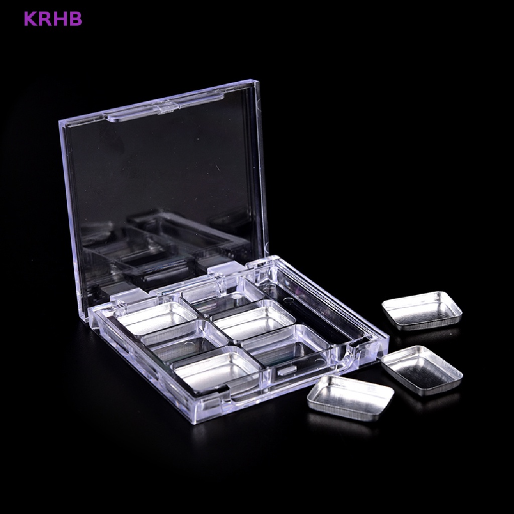 Hộp Rỗng 6 Ngăn Hình Vuông Dùng Để Đựng Mỹ Phẩm Đa Năng Tiện Dụng