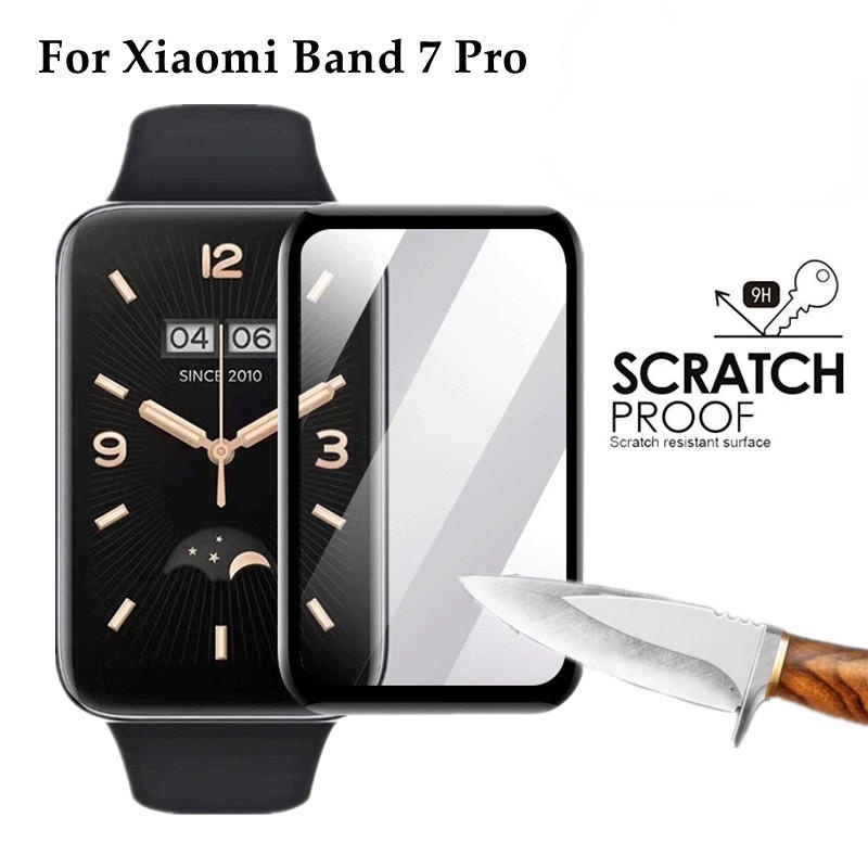 Miếng Dán Bảo Vệ Màn Hình Bằng Silicone Mềm Cho Xiaomi mi band 7 Pro mi band 6 5 4