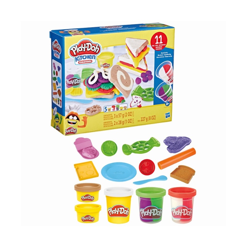 Đồ Chơi PLAYDOH Bộ Sandwich Cầu Vồng F5746