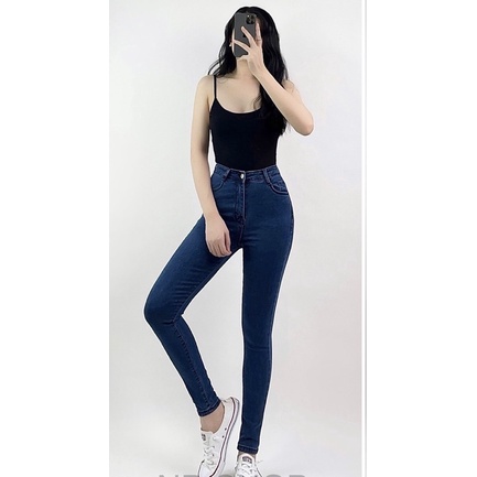 (SEPTEMBER - 5106) QUẦN JEAN SKINNY XANH ĐẬM