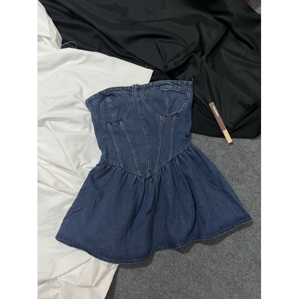 [Mã FATREND09 giảm đến 30000 đơn 99000] áo ống jean cúp ngực, áo kiểu quây body kiểu hàn quốc tôn dáng VD791 | BigBuy360 - bigbuy360.vn