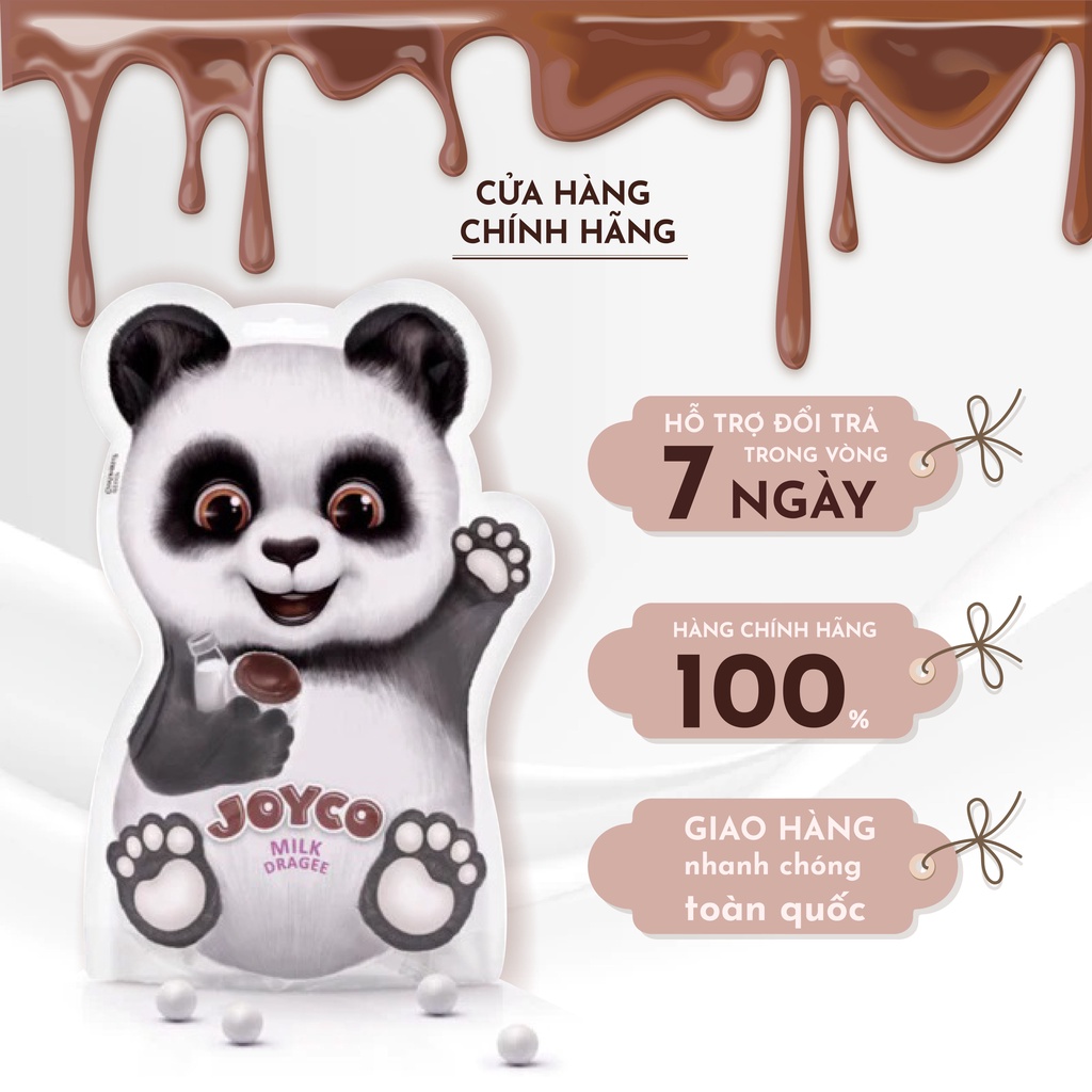 Kẹo gấu socola Joyco 150g - Kẹo Socola Gấu Trúc Nga