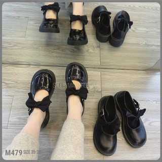 Giày búp bê nữ gắn nơ xinh m479