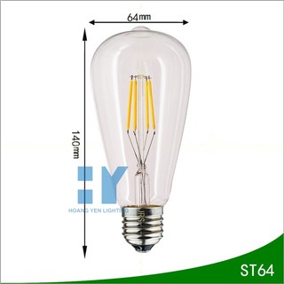 Đèn led Edison ST64, BÓNG ĐÈN LED TRANG TRÍ