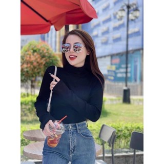 Áo cổ lọ giữ nhiệt nữ HM auth