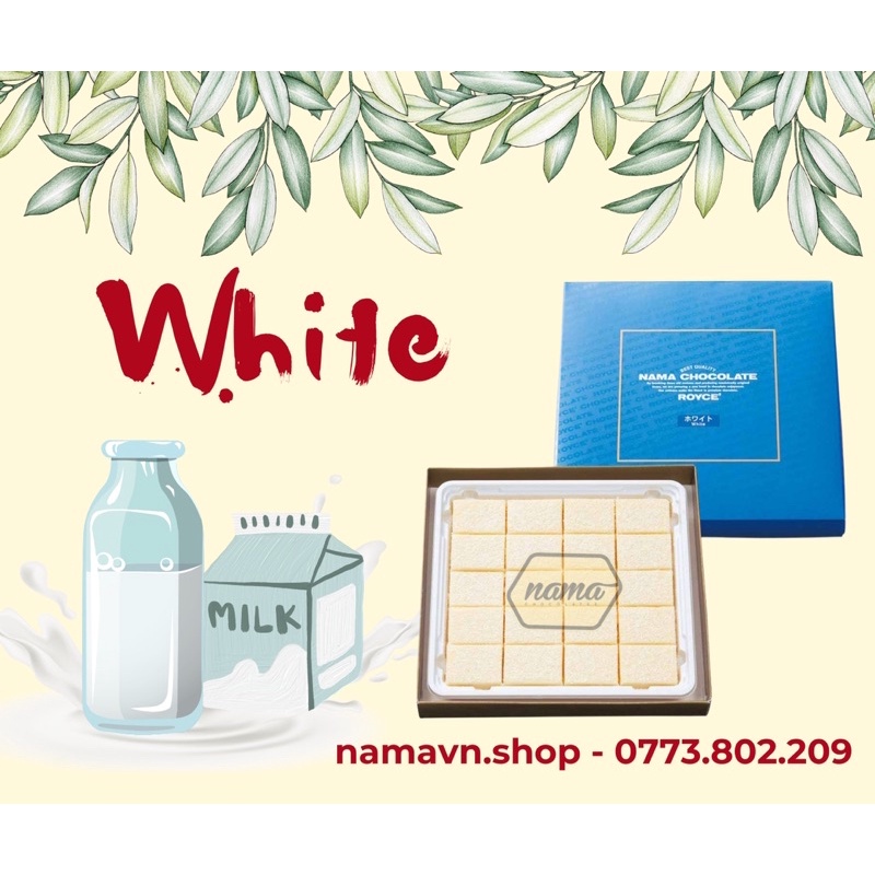 Nama socola tươi Nhật Bản Royce Các vị cơ bản