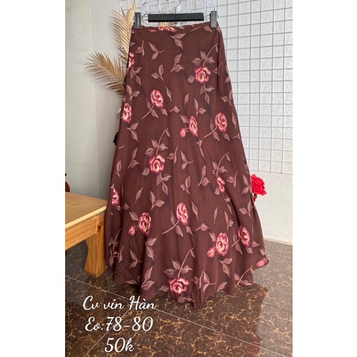 Chân váy Nhật dài kiểu