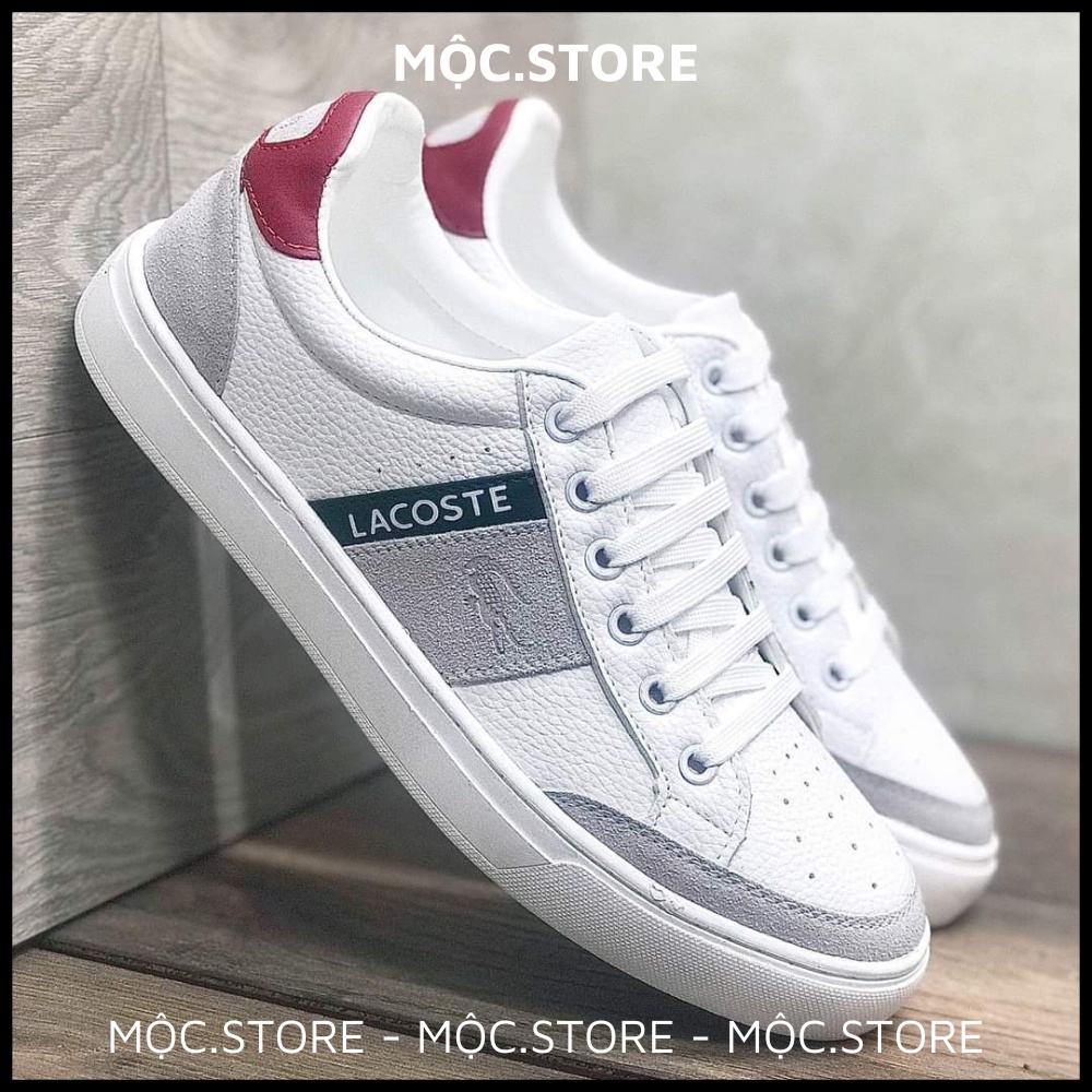 Giày Thể Thao Nam, Giày Lacoste, Giày Sneaker, Giày Nam 3 màu sắc độc đáo dễ phối đồ Full Bill&Box