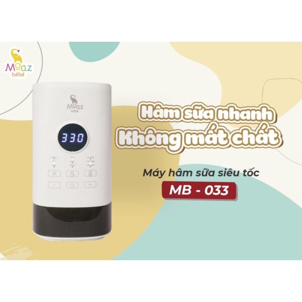Máy hâm sữa thông minh siêu tốc Moaz Bébé MB033 Uni Baby