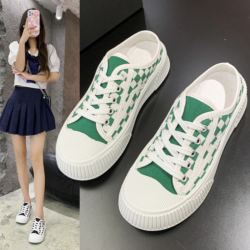 One Giày Thể Thao Vải canvas Đế Dày Thời Trang Hàn Quốc Cho Nữ