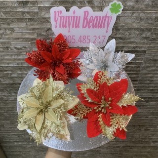 Hoa trạng nguyên nhũ kim tuyến 14cm