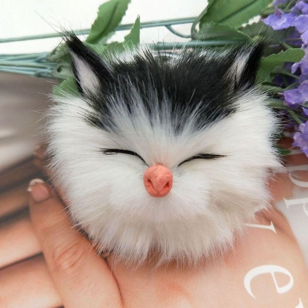 Móc Chìa Khóa Hình Cú Ngủ Dễ Thương Mềm Mại