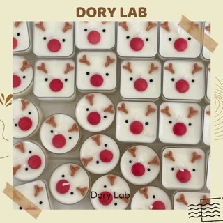 Nến Thơm Tealight Mini Tuần Lộc Giáng Sinh - Dory Lab