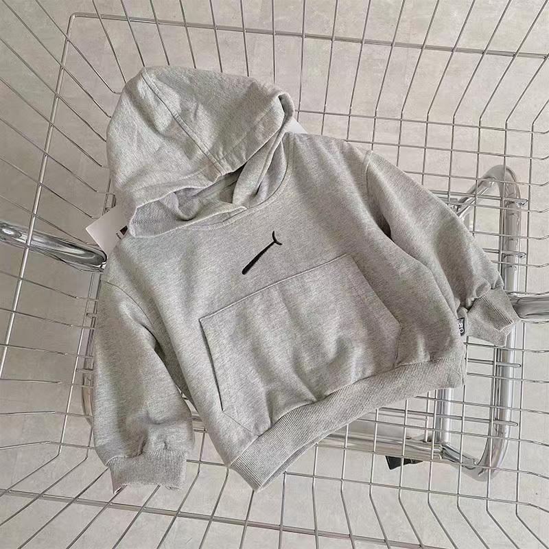 Áo Sweater Có Mũ Trùm Phong Cách Hàn Quốc Thời Trang Xuân Thu Mới Cho Bé Trai Và Bé Gái