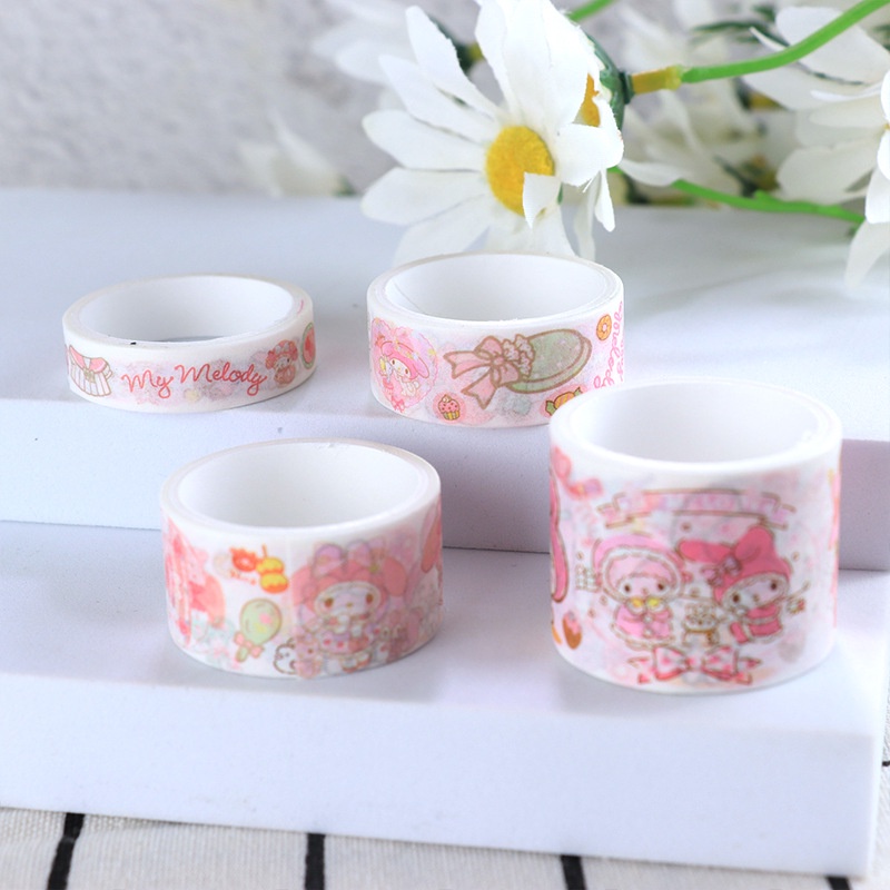 Băng dính trang trí nhiều hình dễ thương mẫu ngẫu nhiên