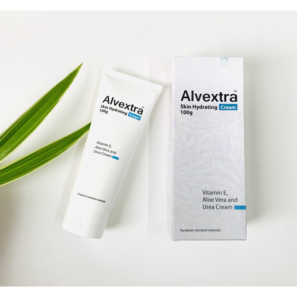 Kem dưỡng ẩm Alvextra Skin Hydrating 100mg giúp giữ ẩm, tái tạo da, ngừa lão hóa và giảm nếp nhăn
