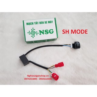 Mạch bật tắt đèn xe SH MODE bấm sẵn full giắc như hình