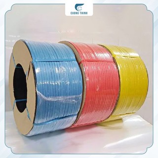 Dây đai nhựa PP (9 - 12 - 15mm, 10kg/cuộn, đủ màu)