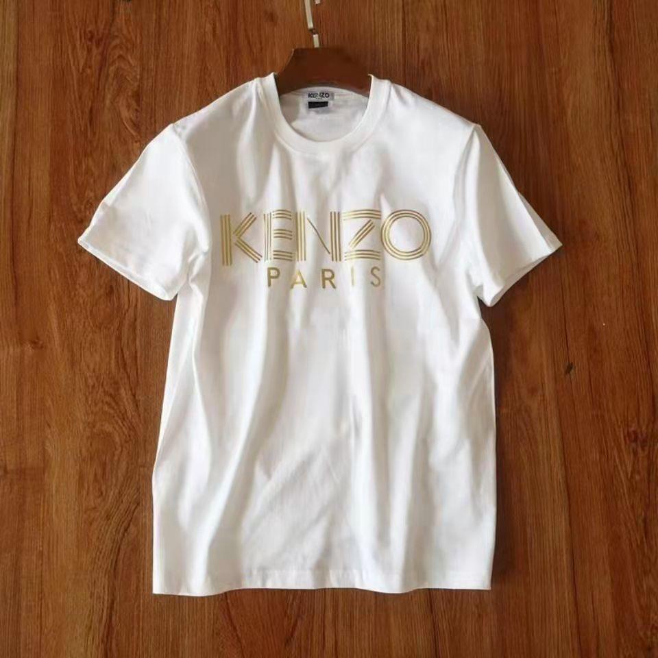 Áo Thun Tay Ngắn Dáng Rộng In Chữ Kenzo Cá Tính Trẻ Trung Cho Nam
