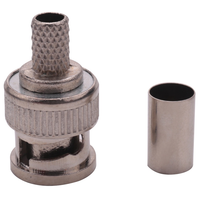 1 Bộ Dụng Cụ Uốn Dây Cáp Đồng Trục Rf / Bnc Cho Đầu Nối Rg58 / Rg59 / Rg6 Kèm 10 Đầu Nối Bnc