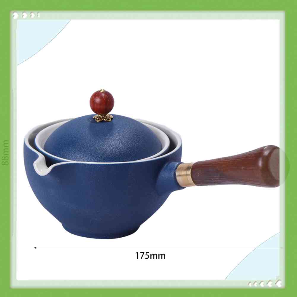 Bộ Ấm Trà Bằng Gốm Sứ Phong Cách Trung Hoa