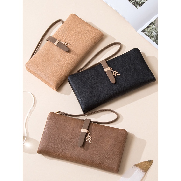 Ví Nữ Dáng Dài Có Khóa Kéo Thời Trang Sang Trọng