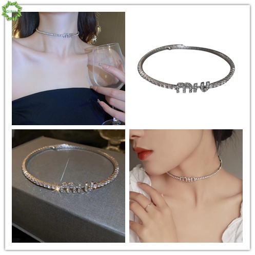 Vòng Cổ Choker Đính Ngọc Trai Lấp Lánh Thời Trang Hàn Quốc