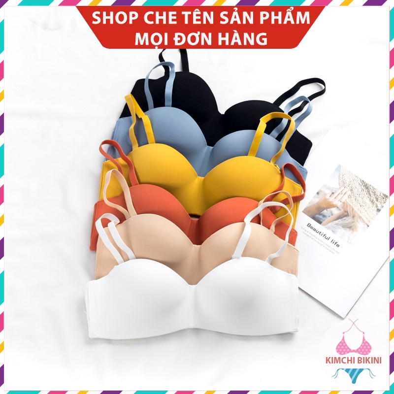 Áo Ngực Không Dây Cúp Ngang - Áo Lót Nữ Không Gọng KIMCHIBIKI Áo nót chống tụt kèm dây vai AL025