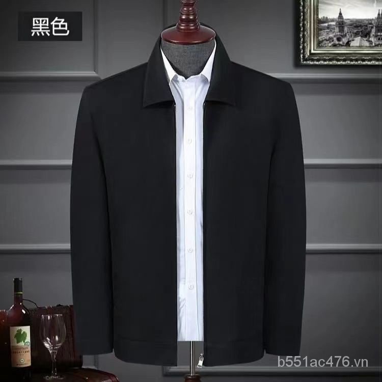Áo Khoác Mỏng Thời Trang Xuân Thu Kiểu Mới Dành Cho Nam Giới Độ Tuổi Trung Niên 40-50