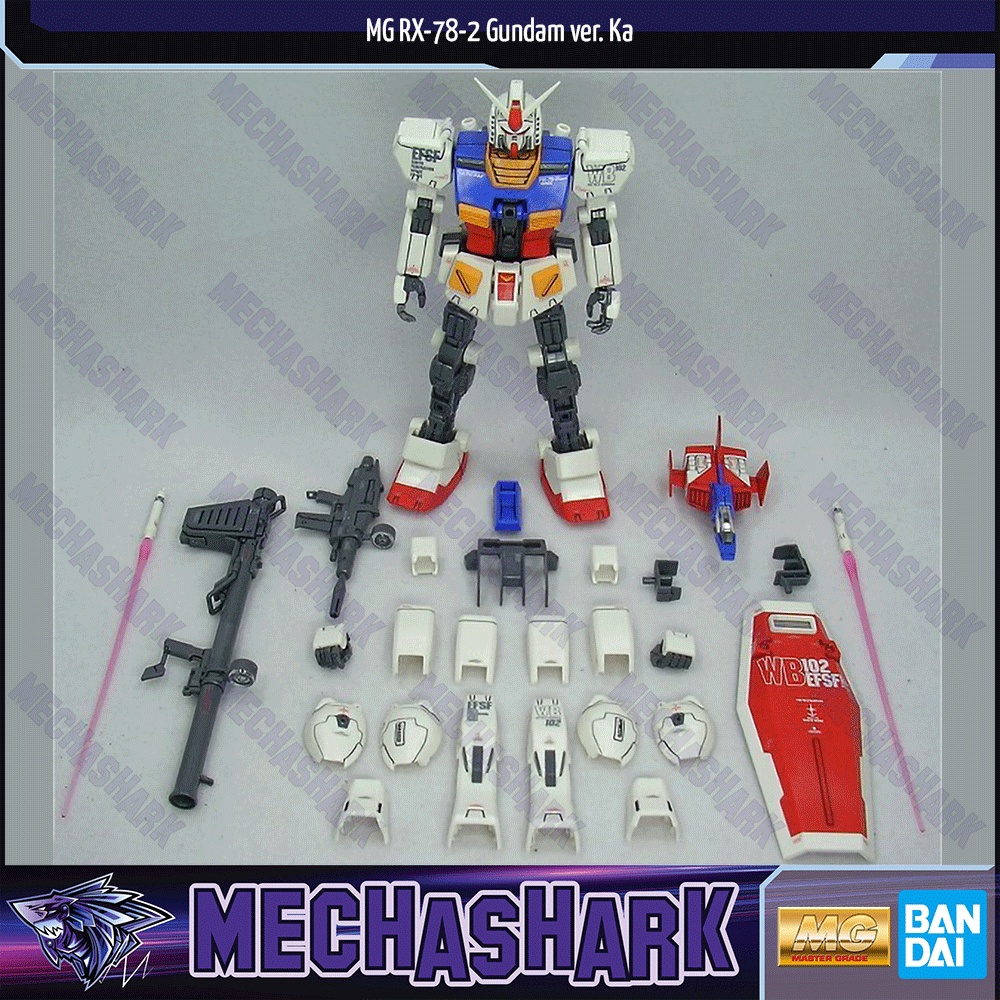 Mô hình lắp ráp MG Gundam RX-78-2 ver Ka Bandai Namco 1/100 Gunpla