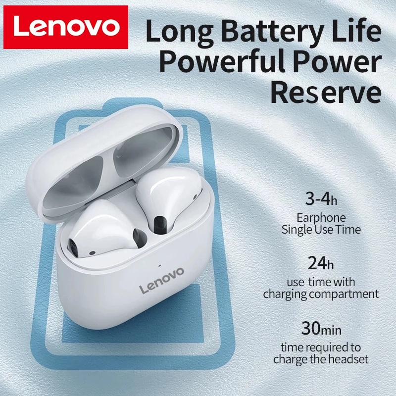Tai Nghe Bluetooth 5.0 Không Dây Cảm Ứng Âm Thanh Nổi HD Cho Lenovo QY3 TWS