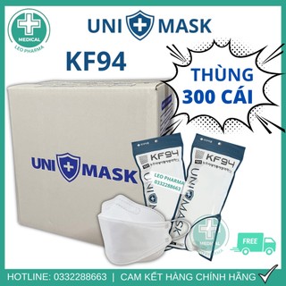 Khẩu trang kf94 uni mask 4 lớp chống bụi mịn hàng cao cấp chính hãng
