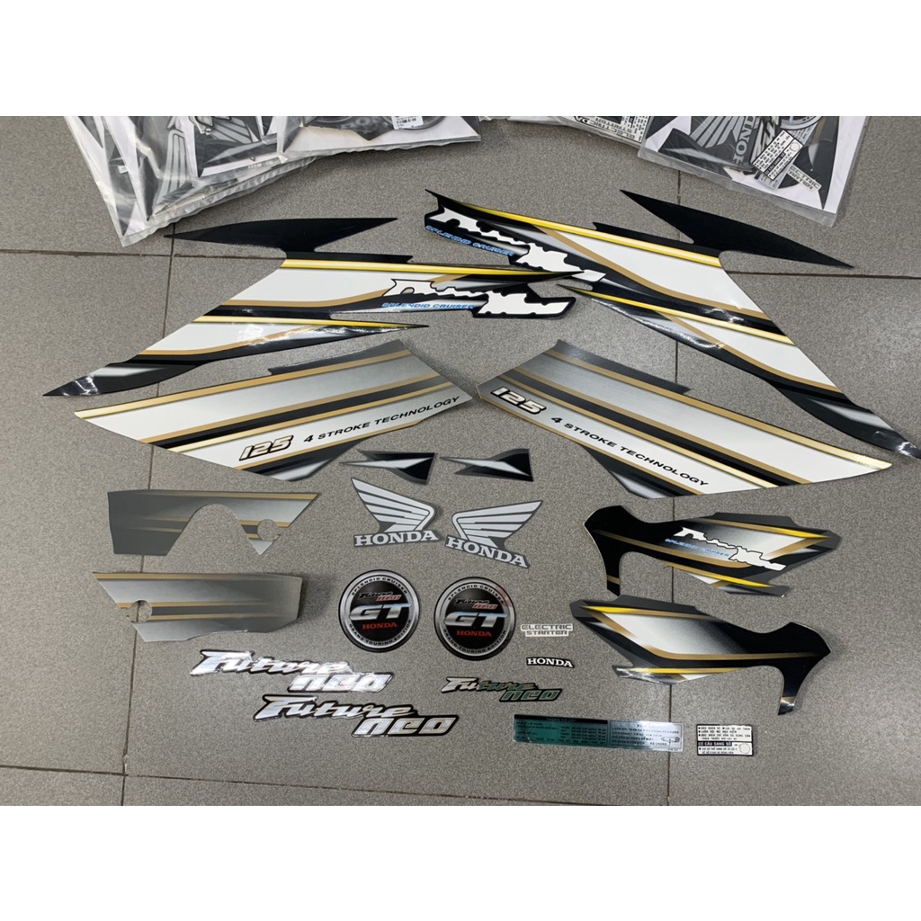 Tem Neo GT 08 Đen xám chỉ vàng ĐB (1 Bộ)