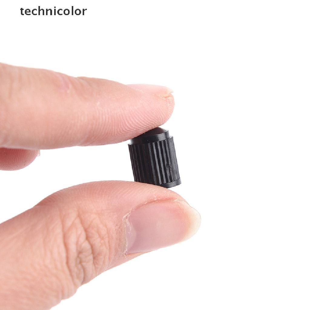 100 Nắp Nhựa Đen Đậy Van Bánh Xe Đạp, Xe Hơi