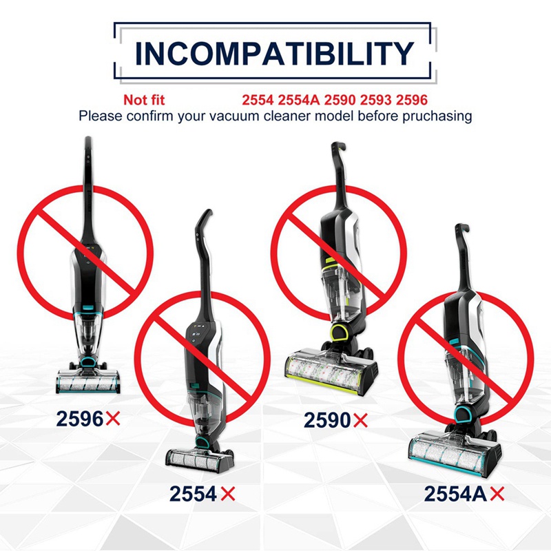 Bộ Lọc HEPA Và Chổi Lăn Thay Thế Tương Thích Với Máy Hút Bụi Bissell X7 2832Z 2955Z