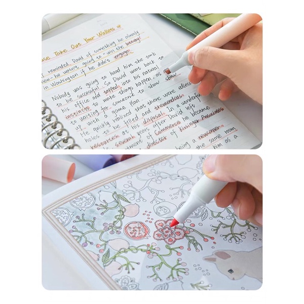 Set bộ 4 bút dạ quang Bút Đánh Dấu Highlight Vẽ Graffiti Cho Học Sinh CY-566 -DC4945