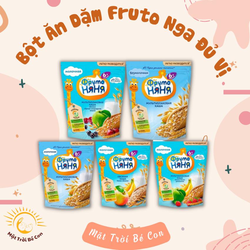 Bột Ăn Dặm FRUTO Nyanya 200g Đủ Vị