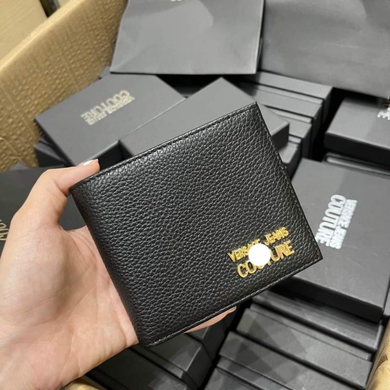 (Sẵn) Ví nam da thật Versace