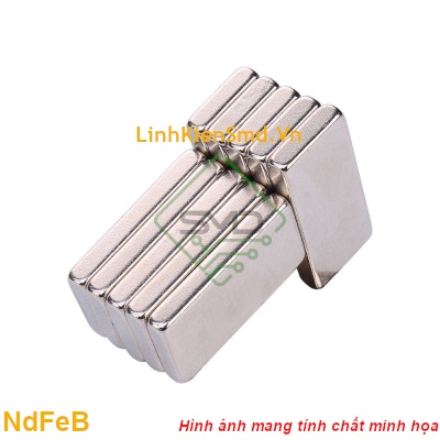 Nam Châm Đất Hiếm Hình Chữ Nhật Lực Hút Bình Thường Hút Sắt