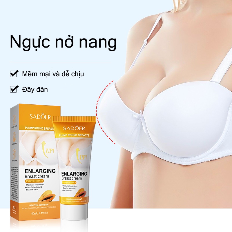 Kem nở ngực đu đủ dừa,kem nở ngực nhanh,kem nở ngực beauty breast,60g