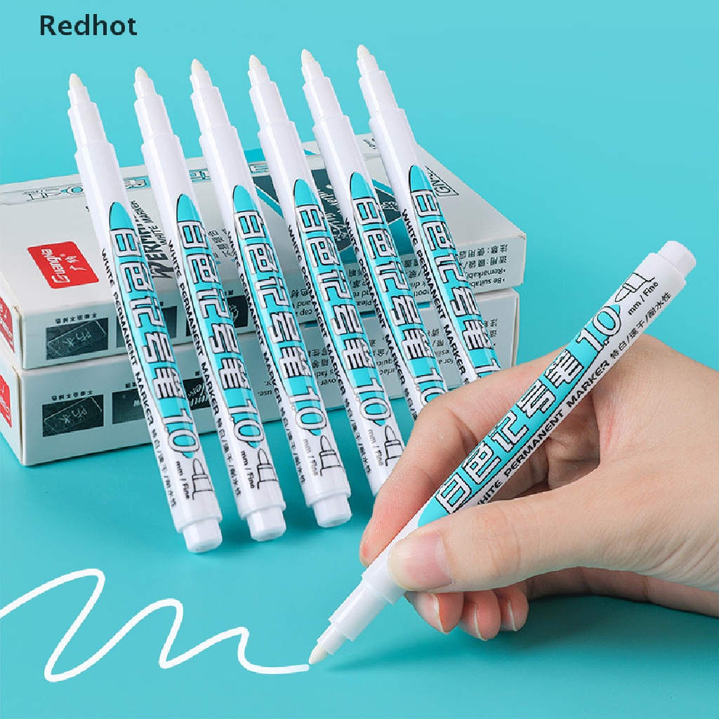 1 Cây Bút Lông Màu Trắng Chống Thấm Nước Và Dầu Thân Thiện Với Môi Trường
