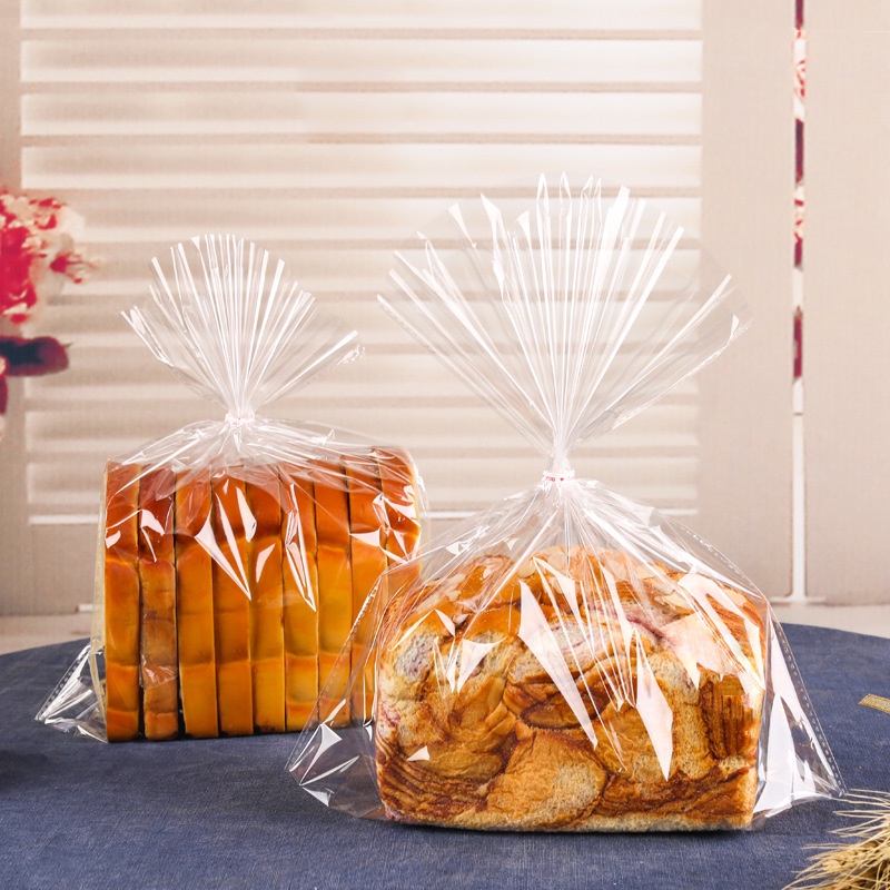 Túi đựng bánh mỳ dài trong suốt kích thước 12.5x39 có dây buộc kim loại theo kèm - VUA BAO BÌ
