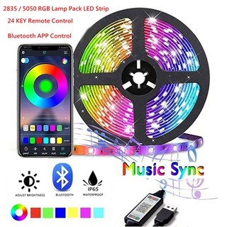 Cuộn dây đèn led 5050 2835 rgb 5m 4m 3m ip65 rgb dc 5v trang trí nội thất